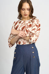 Blusa Arisha Lacre