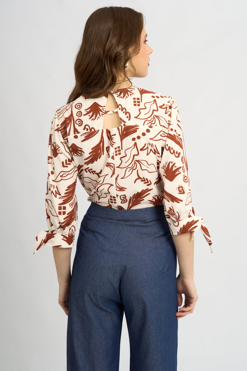 Blusa Arisha Lacre