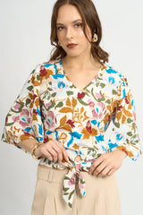 Blusa Isolina Azulino