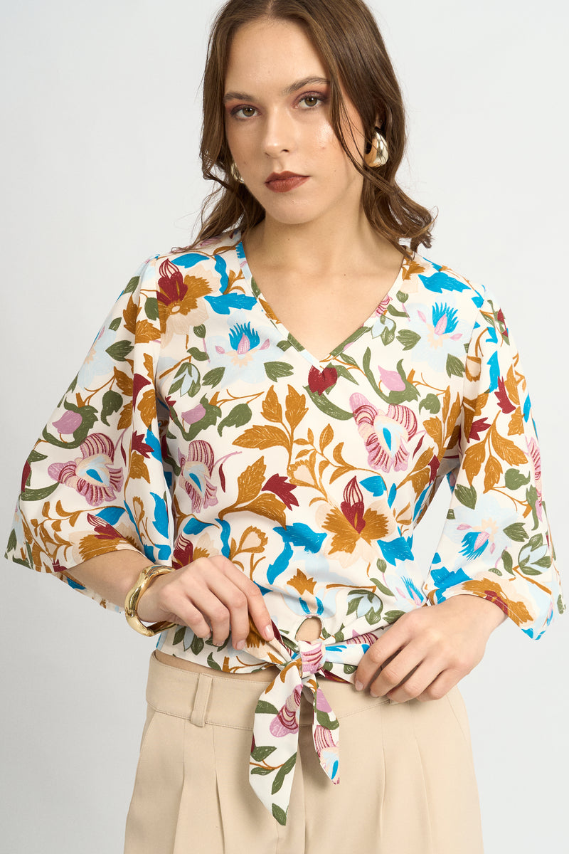 Blusa Isolina Azulino