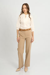 Blusa Jane Broderie Hueso
