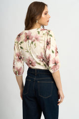 Blusa Saori Floral Rosa
