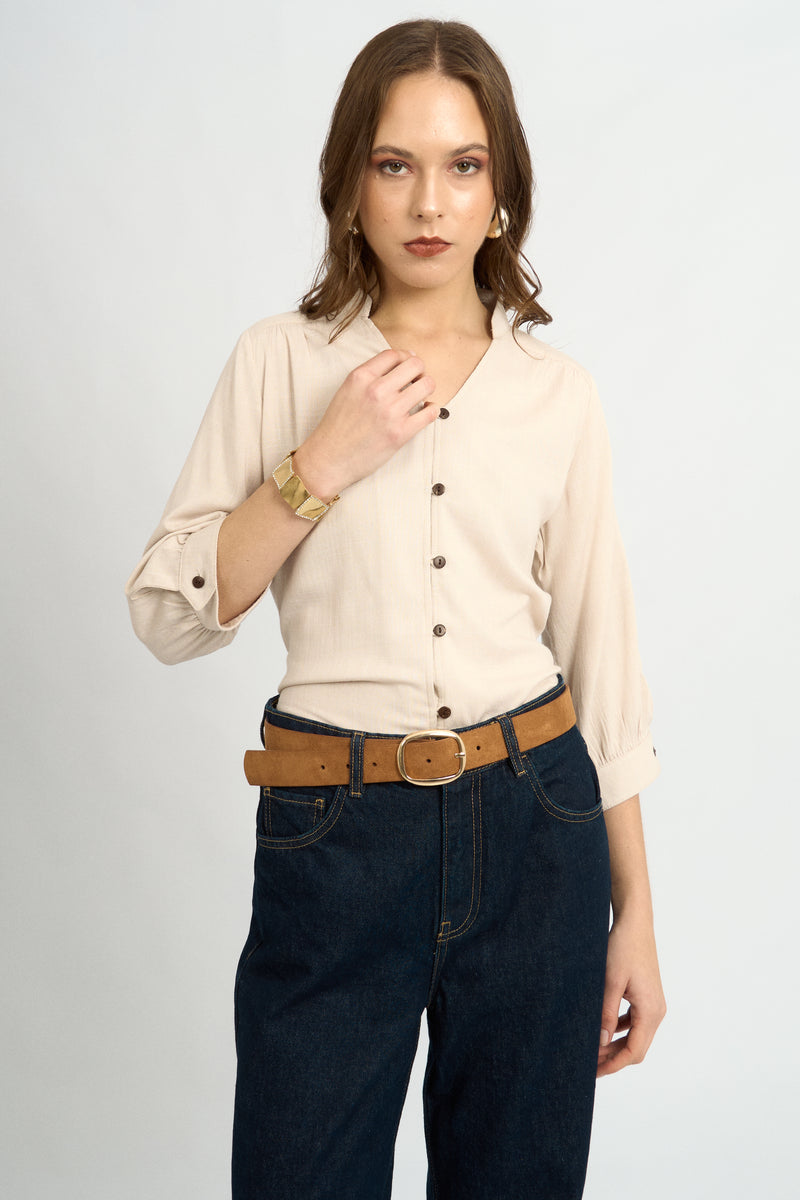 Blusa Nina Beige
