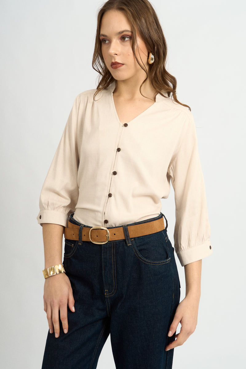 Blusa Nina Beige