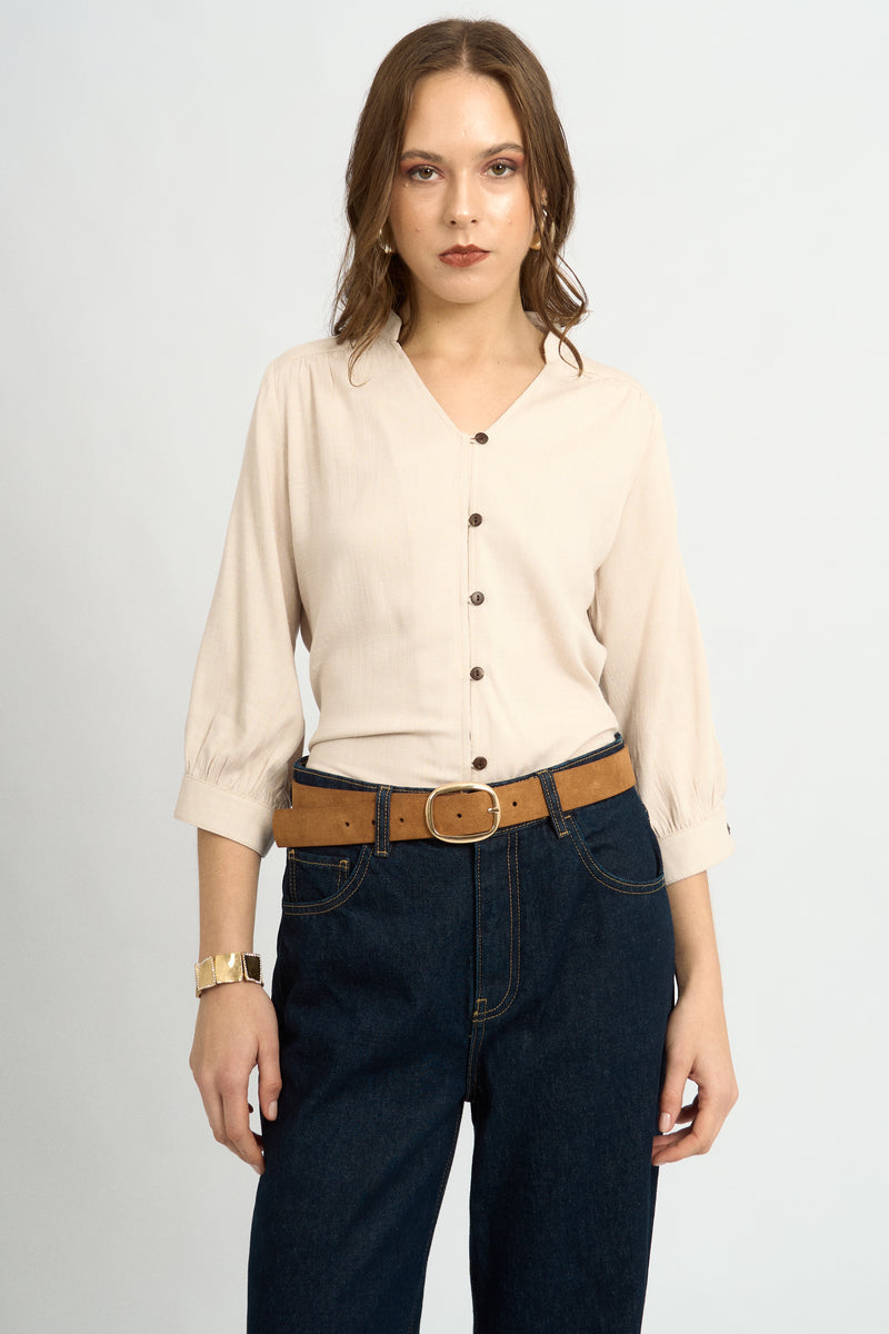 Blusa Nina Beige