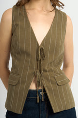 Chaleco Connie Verde Militar
