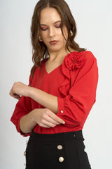 Blusa Leslie Rojo