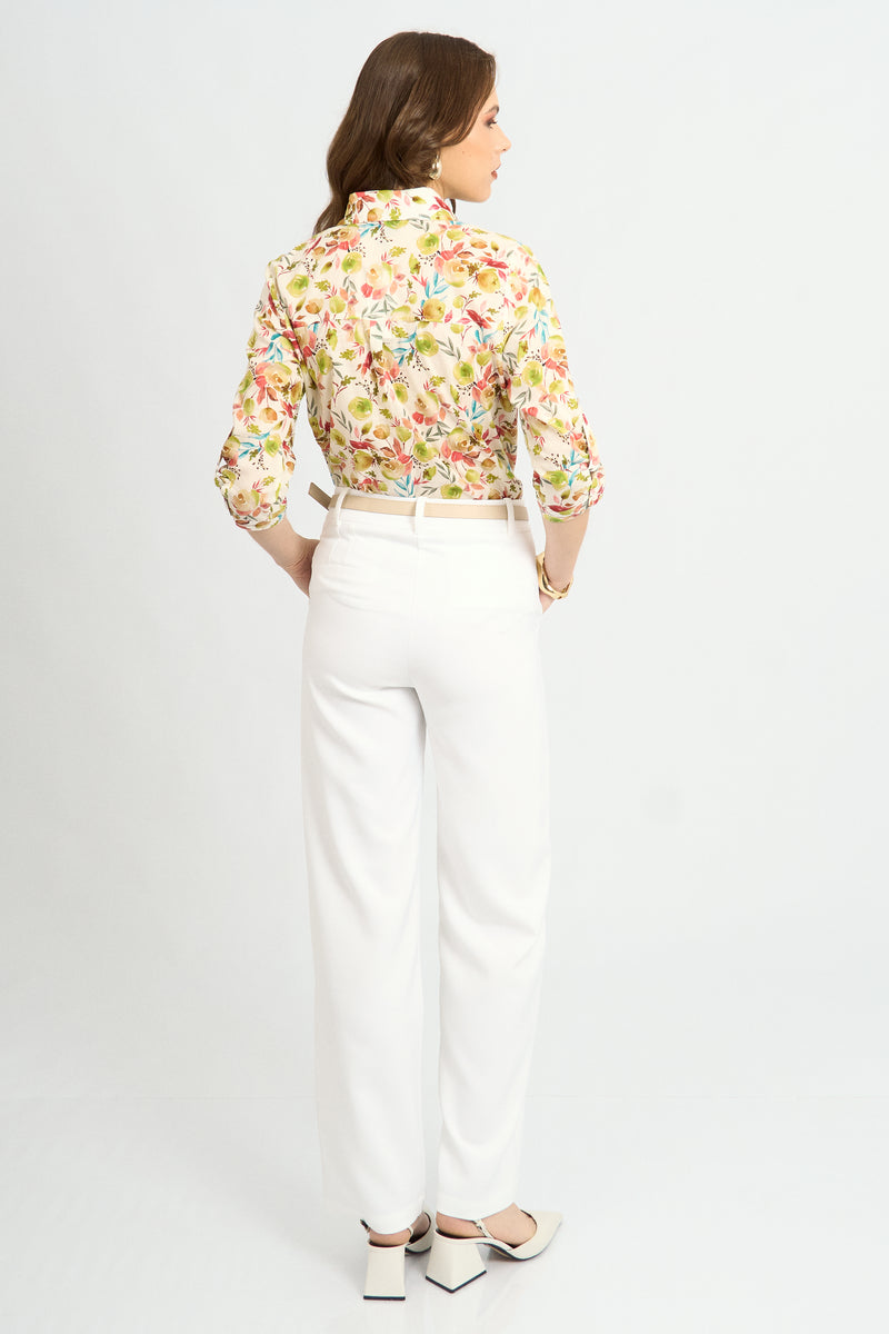 Blusa Arana Floral Verde